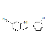 2-(3-Chlorophenyl)-1H-indole-6-carbonitrile