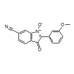 6-Cyano-2-(3-methoxyphenyl)-3-oxo-3H-indole 1-Oxide