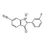 6-Cyano-2-(3-fluorophenyl)-3-oxo-3H-indole 1-Oxide