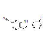 2-(3-Fluorophenyl)indoline-6-carbonitrile