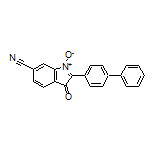 2-(4-Biphenylyl)-6-cyano-3-oxo-3H-indole 1-Oxide