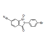 2-(4-Bromophenyl)-6-cyano-3-oxo-3H-indole 1-Oxide