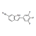 2-(3,4,5-Trifluorophenyl)-1H-indole-6-carbonitrile