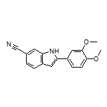 2-(3,4-Dimethoxyphenyl)-1H-indole-6-carbonitrile