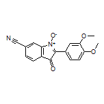 6-Cyano-2-(3,4-dimethoxyphenyl)-3-oxo-3H-indole 1-Oxide