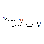 2-[4-(Trifluoromethyl)phenyl]indoline-6-carbonitrile