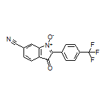6-Cyano-3-oxo-2-[4-(trifluoromethyl)phenyl]-3H-indole 1-Oxide