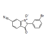 2-(3-Bromophenyl)-6-cyano-3-oxo-3H-indole 1-Oxide