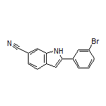 2-(3-Bromophenyl)-1H-indole-6-carbonitrile