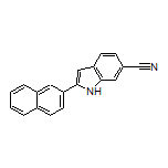 2-(Naphthalen-2-yl)-1H-indole-6-carbonitrile