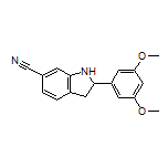 2-(3,5-Dimethoxyphenyl)indoline-6-carbonitrile