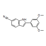 2-(3,5-Dimethoxyphenyl)-1H-indole-6-carbonitrile