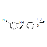 2-[4-(Trifluoromethoxy)phenyl]-1H-indole-6-carbonitrile
