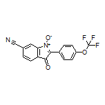 6-Cyano-3-oxo-2-[4-(trifluoromethoxy)phenyl]-3H-indole 1-Oxide