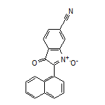 6-Cyano-2-(naphthalen-1-yl)-3-oxo-3H-indole 1-Oxide