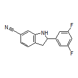 2-(3,5-Difluorophenyl)indoline-6-carbonitrile