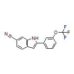 2-[3-(Trifluoromethoxy)phenyl]-1H-indole-6-carbonitrile