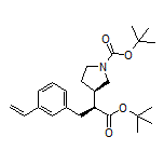 tert-Butyl (S)-2-[(R)-1-Boc-pyrrolidin-3-yl]-3-(3-vinylphenyl)propanoate