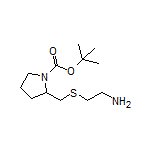 1-Amino-2-[[(1-Boc-pyrrolidin-2-yl)methyl]thio]ethane