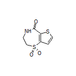 3,4-Dihydrothieno[2,3-f][1,4]thiazepin-5(2H)-one 1,1-Dioxide