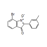 7-Bromo-3-oxo-2-(m-tolyl)-3H-indole 1-Oxide