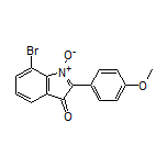 7-Bromo-2-(4-methoxyphenyl)-3-oxo-3H-indole 1-Oxide