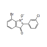 7-Bromo-2-(3-chlorophenyl)-3-oxo-3H-indole 1-Oxide