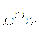 6-(4-Methylpiperazin-1-yl)pyrimidine-4-boronic Acid Pinacol Ester