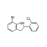 7-Bromo-2-(2-chlorophenyl)indoline