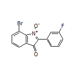 7-Bromo-2-(3-fluorophenyl)-3-oxo-3H-indole 1-Oxide