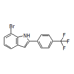 7-Bromo-2-[4-(trifluoromethyl)phenyl]-1H-indole