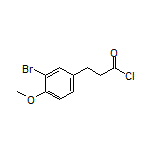 3-(3-Bromo-4-methoxyphenyl)propanoyl Chloride