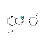 4-Methoxy-2-(m-tolyl)-1H-indole
