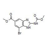 Methyl 7-Bromo-2-[(methoxycarbonyl)amino]-1H-benzo[d]imidazole-5-carboxylate