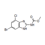 Methyl (6-Bromo-4-chloro-1H-benzo[d]imidazol-2-yl)carbamate