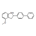 2-(4-Biphenylyl)-4-methoxyindoline