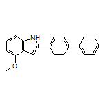 2-(4-Biphenylyl)-4-methoxy-1H-indole