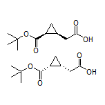 2-[cis-2-(tert-butoxycarbonyl)cyclopropyl]acetic Acid