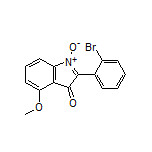 2-(2-Bromophenyl)-4-methoxy-3-oxo-3H-indole 1-Oxide