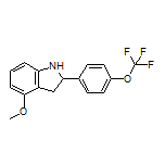 4-Methoxy-2-[4-(trifluoromethoxy)phenyl]indoline
