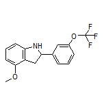 4-Methoxy-2-[3-(trifluoromethoxy)phenyl]indoline