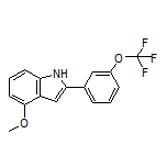 4-Methoxy-2-[3-(trifluoromethoxy)phenyl]-1H-indole