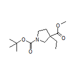 Methyl 1-Boc-3-ethylpyrrolidine-3-carboxylate