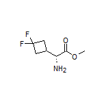 Methyl (R)-2-Amino-2-(3,3-difluorocyclobutyl)acetate