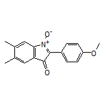 2-(4-Methoxyphenyl)-5,6-dimethyl-3-oxo-3H-indole 1-Oxide