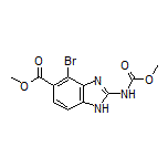 Methyl 4-Bromo-2-[(methoxycarbonyl)amino]-1H-benzo[d]imidazole-5-carboxylate