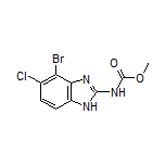 Methyl (4-Bromo-5-chloro-1H-benzo[d]imidazol-2-yl)carbamate