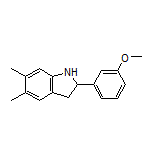 2-(3-Methoxyphenyl)-5,6-dimethylindoline