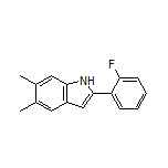 2-(2-Fluorophenyl)-5,6-dimethyl-1H-indole