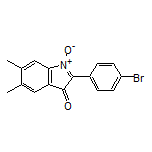 2-(4-Bromophenyl)-5,6-dimethyl-3-oxo-3H-indole 1-Oxide